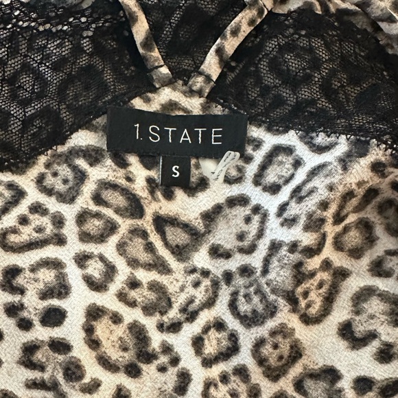 1. STATE leopard lace trim camisole NWOT* - Picture 3 of 6